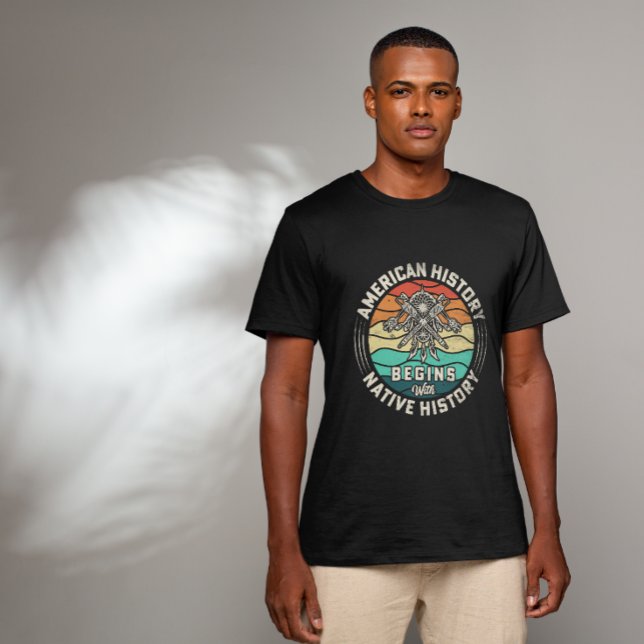 T-shirt L'histoire américaine commence avec l'histoire aut (Créateur téléchargé)
