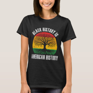 T-shirt L'histoire des Noirs est l'histoire américaine Bhm