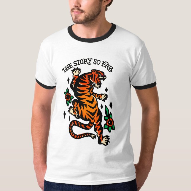 T-shirt L'histoire jusqu'à présent (bande) 6 (Devant)