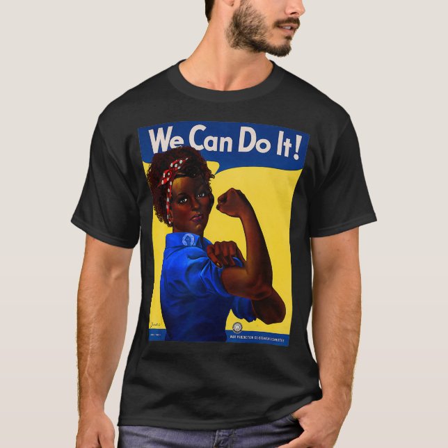T-shirt L'histoire noire de l'afro-américain Rosie  (Devant)