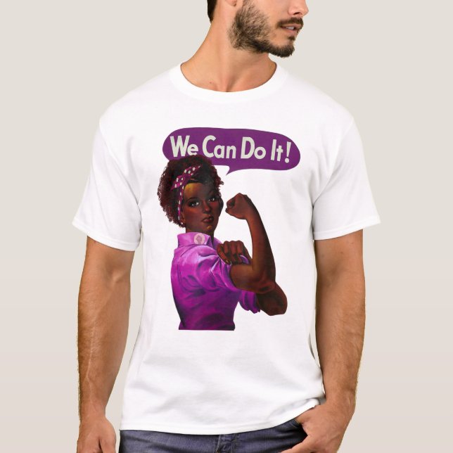 T-shirt L'histoire noire de l'afro-américain Rosie (Devant)