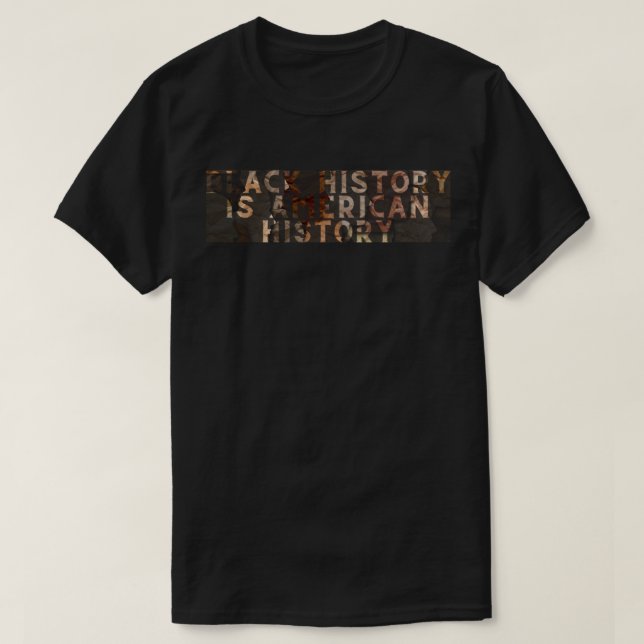 T-shirt L'histoire noire est l'histoire américaine BHM T-S (Design devant)