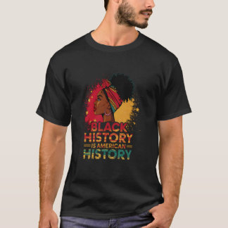T-shirt L'histoire noire est l'histoire américaine Patriot