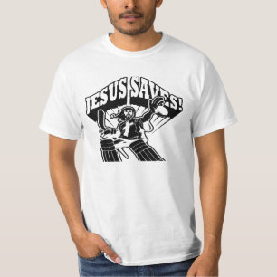 T-SHIRT L'HOCKEY ENCORE SOUTENU PAR JÉSUS-CHRIST 'JÉSUS 