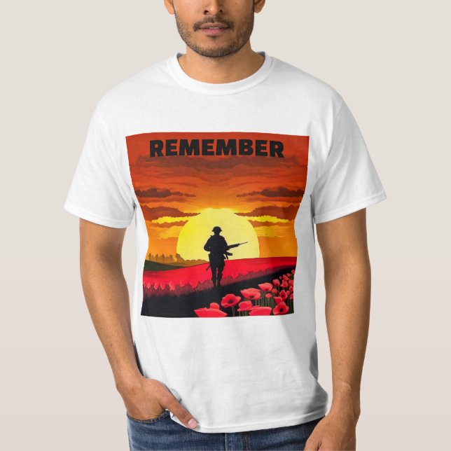 T-shirt L'hommage ultime au soldat (Devant)