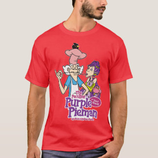 T-shirt L'homme à tarte violet particulier