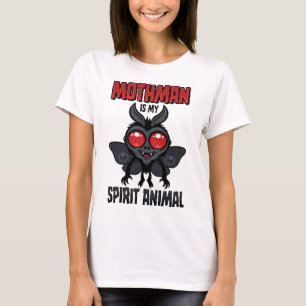 T-shirt L'homme aux ailes de papillon de nuit est mon anim