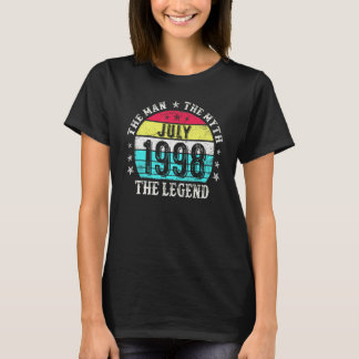 T-shirt L'homme de 24 ans Mythe Légende juillet 1998 24e a