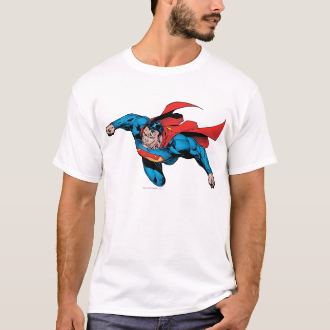 T-shirt L'homme de l'acier style comique (Devant)