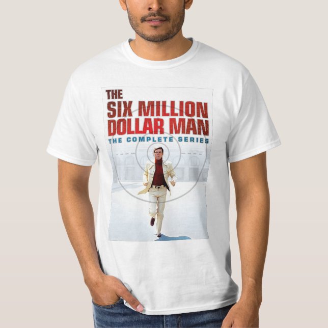 T-shirt L'homme de six millions de dollars drôle (Devant)