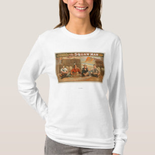 T-shirt "L'homme de squaw" - le tuyau du théâtre de paix