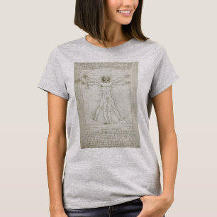 T-shirt L'Homme de Vitruve de Léonard de Vinci