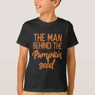 T-shirt L'Homme Derrière La Graine Citrouille Halloween Pr