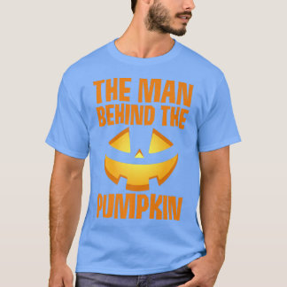 T-shirt L'Homme Derrière La Grossesse Citrouille