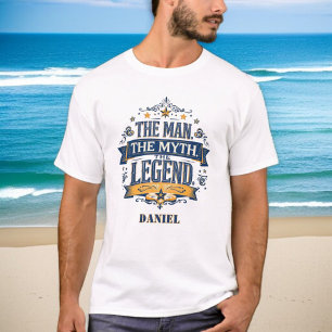 T-shirt L'Homme Le Mythe La Légende Fête des pères vinta