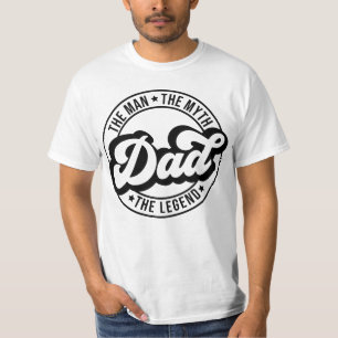 T-shirt L'homme le mythe la légende papa père père daddy d