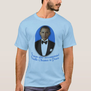 T-shirt L'homme qui a accompagné Michelle Obama à Paris
