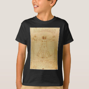T-shirt L'homme vitruvien de Da Vinci