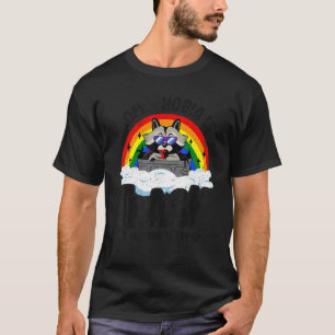 T-shirt L'homophobie est le Gay pride Rainbow Raccoon Tras