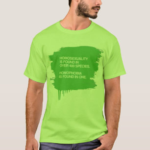 T-SHIRT L'HOMOSEXUALITÉ EST TROUVÉE DANS 400 ESPÈCES
