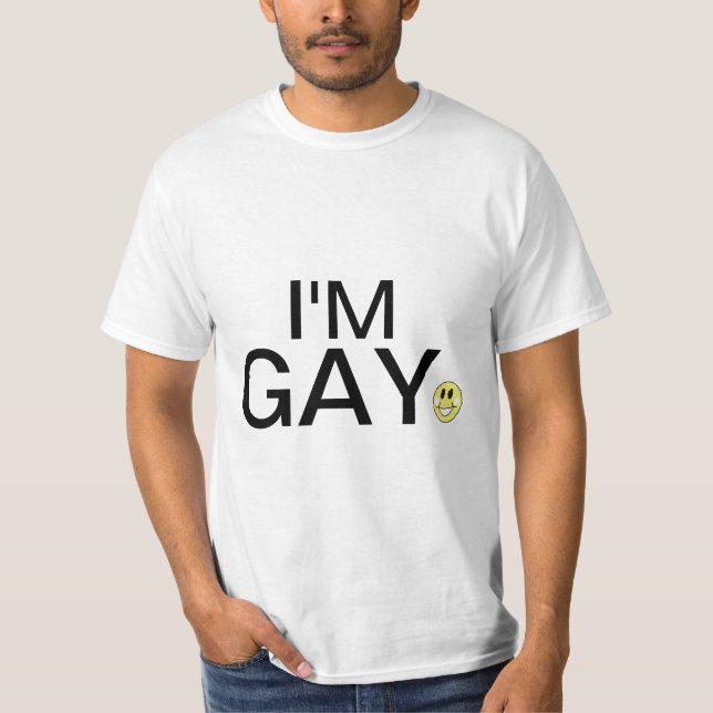 T-shirt L'homosexuel d'ALSPN indiquent la chemise (Devant)