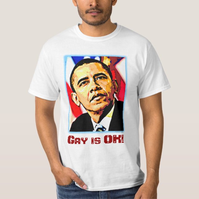 T-shirt L'homosexuel d'Obama est BIEN (Devant)
