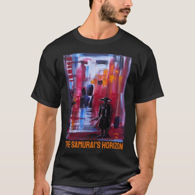 T-shirt L'Horizon du Samouraï Peinture par Alfred Fox (Devant)