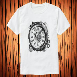 T-shirt L'horloge   Art AI