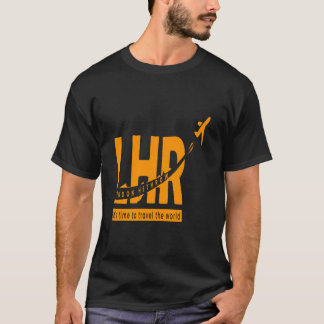 T-shirt LHR Llondon hejeté aéroport meilleur du monde