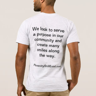 T-shirt L'humanité existe toujours