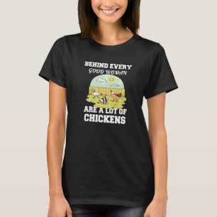 T-shirt L'Humour Derrière Chaque Bonne Femme Est Un Groupe