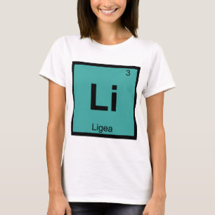 T-shirt Li - Ligea Sirens Chimie Symbole de table périodiq