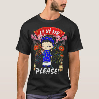 T-shirt Li Xi Me S'Il Vous Plaît Amusant Garçon Enfant Vie