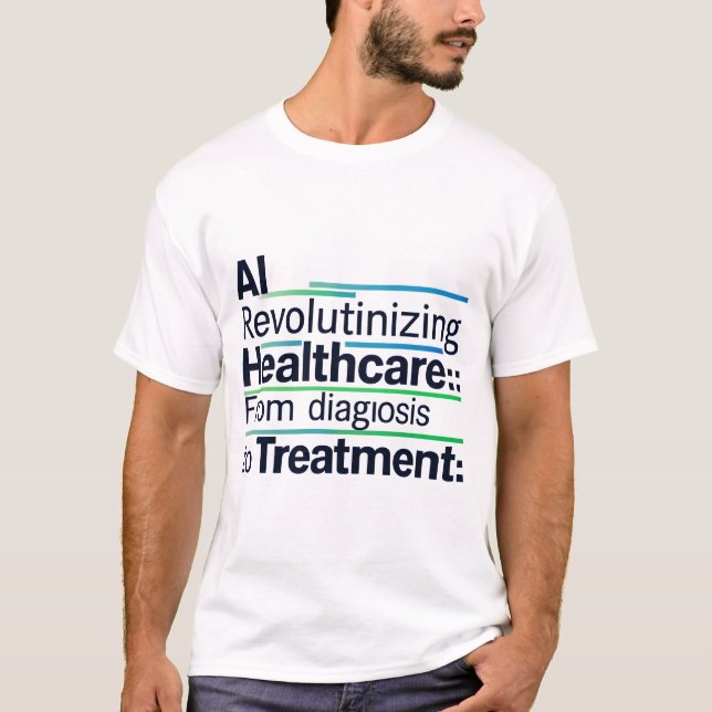 T-shirt L'IA révolutionne la santé (Devant)