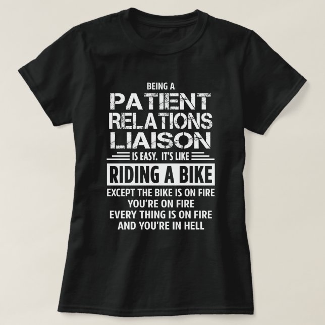 T-shirt Liaison sur les relations avec le patient (Design devant)