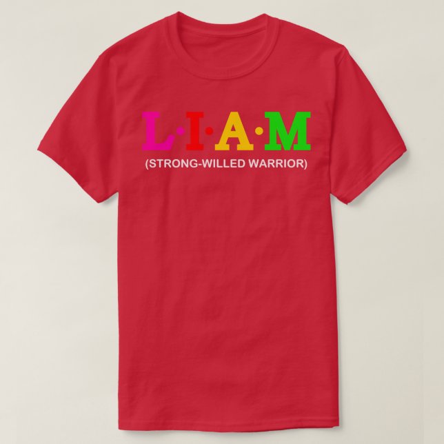 T-shirt Liam Strongwilled Warrior (Design devant)