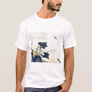 T-shirt Libellule et citrouille par Ogata, Gekko Ukiyoe