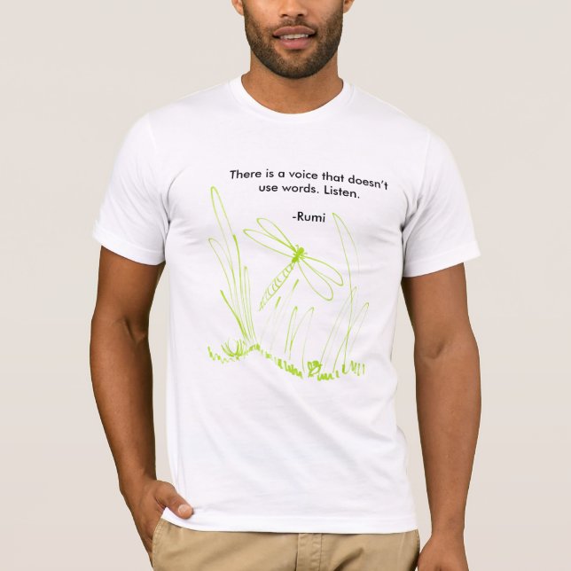T-shirt libellule, il y a une voix qui n'emploie pas l'OE… (Devant)