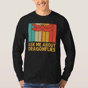 T-shirt Libellule Vintage Pour Hommes Femmes Libellule Ins