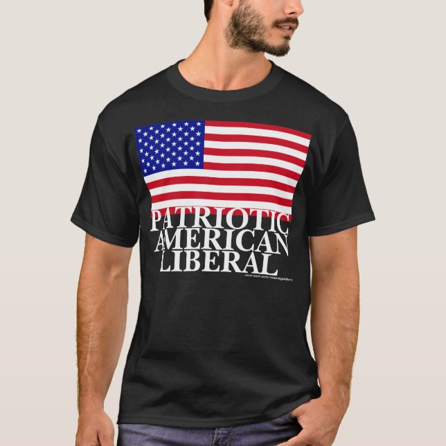 T-shirt Libéral américain patriote (Devant)