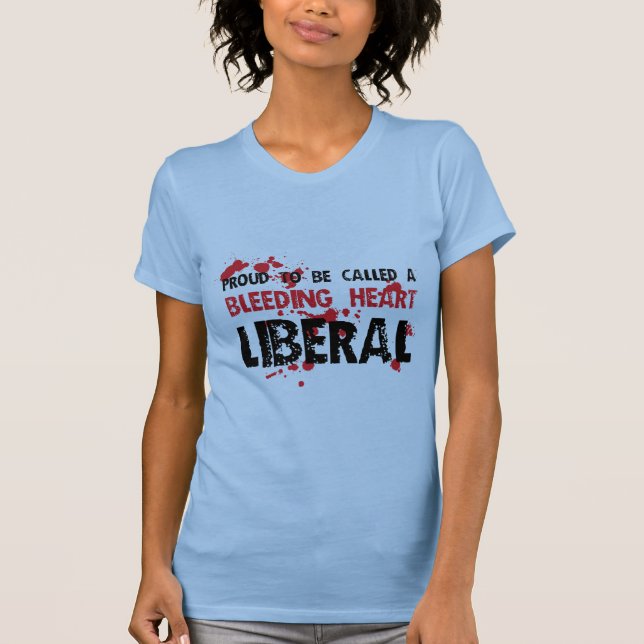 T-shirt Libéral fier de défenseur de la veuve et de (Devant)