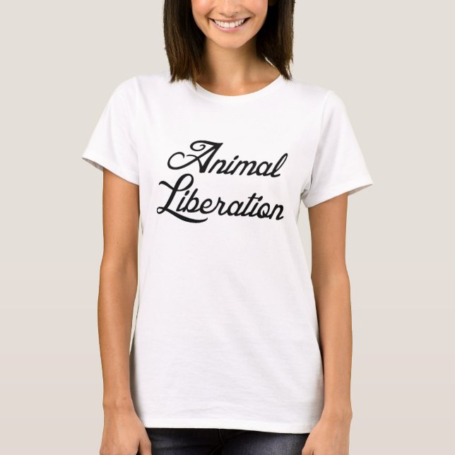 T-shirt Libération animale (Devant)