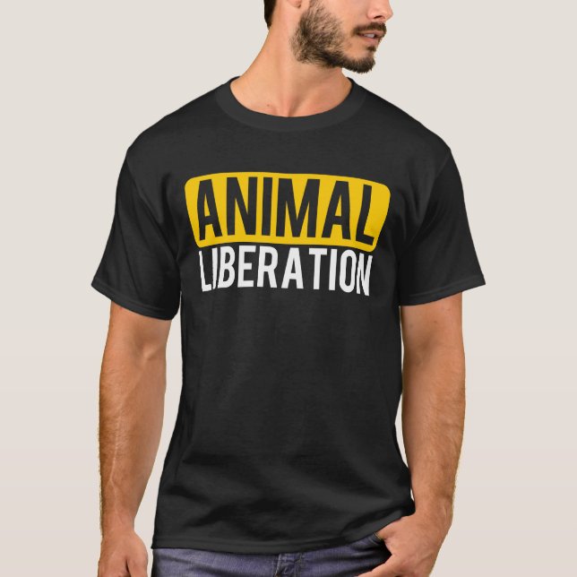 T-shirt Libération animale (Devant)