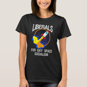 T-shirt Libéraux De Citation Perturbés Pour Le Socialisme