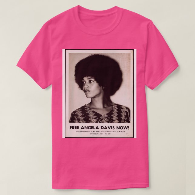 T-shirt Libérer Angela Davis (Design devant)