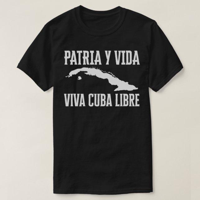 T-shirt Libérer Cuba (Design devant)