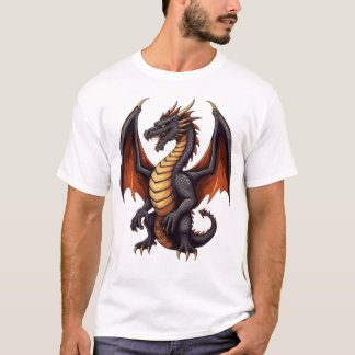 T-shirt Libérer la bête - Mort Métal Dragon Mascotte Tee
