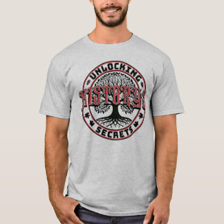 T-shirt Libérer les secrets de l'histoire Généalogie Arbre