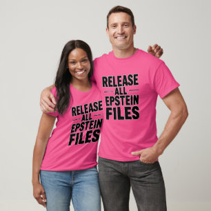 T-shirt Libérer tous les fichiers Epstein
