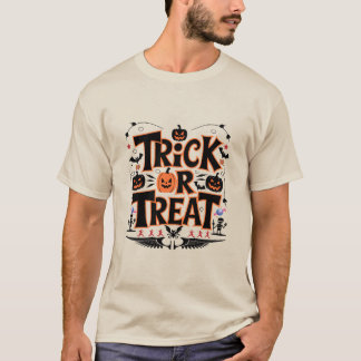 T-shirt Libérez Halloween amusant avec la bite ou la magie